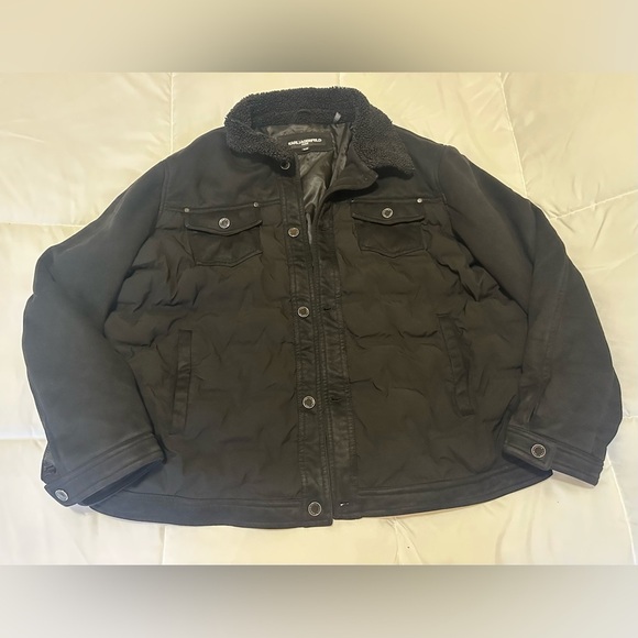 Pre Loved KARL LAGERFELD PARIS Men’s size XXL Jacket - Picture 3 of 7